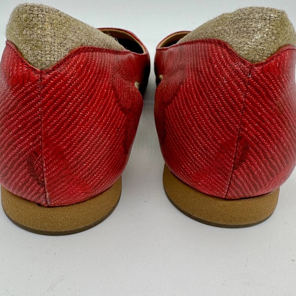 ICON Los Angeles, Red Kimono,, low heel, ballet sz 9 - Picture 7 of 10